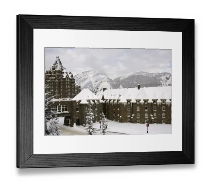 Framed Print : Canada, Banff, Banff Springs Hotel
