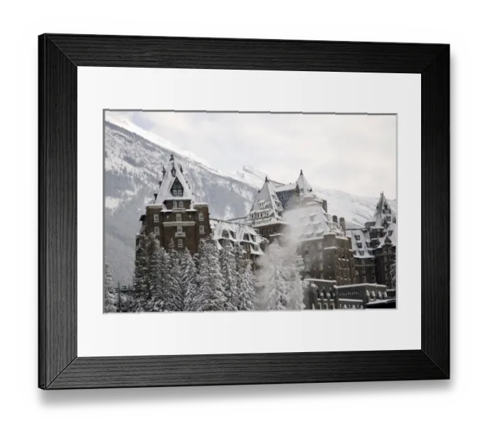 Framed Print : Canada, Banff, Banff Springs Hotel