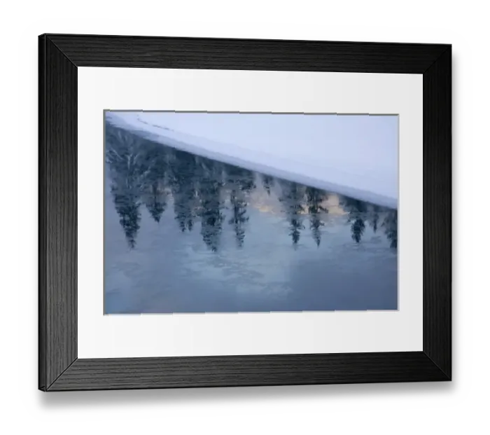 Framed Print : Canada, Banff, Spray River, reflection Framed Print : Canada, Banff, Spray River, reflection