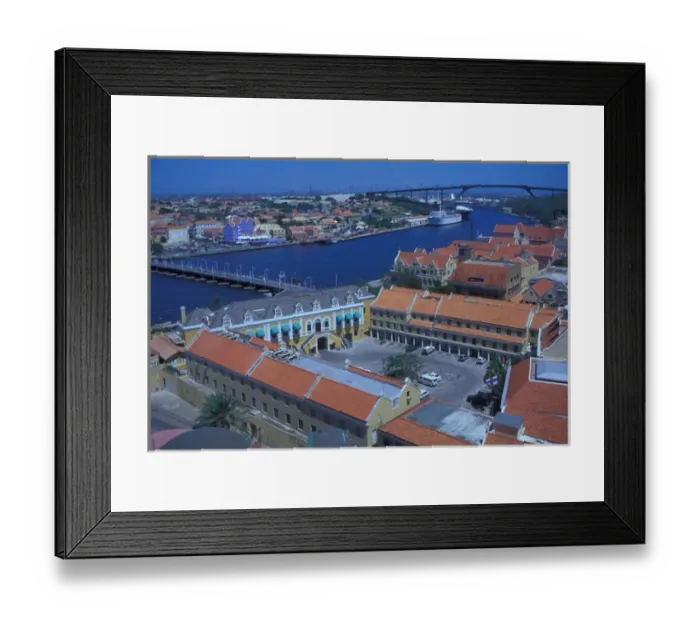 Framed Print : 01. Caribbean, Curacao, Willemstad Framed Print : 01. Caribbean, Curacao, Willemstad