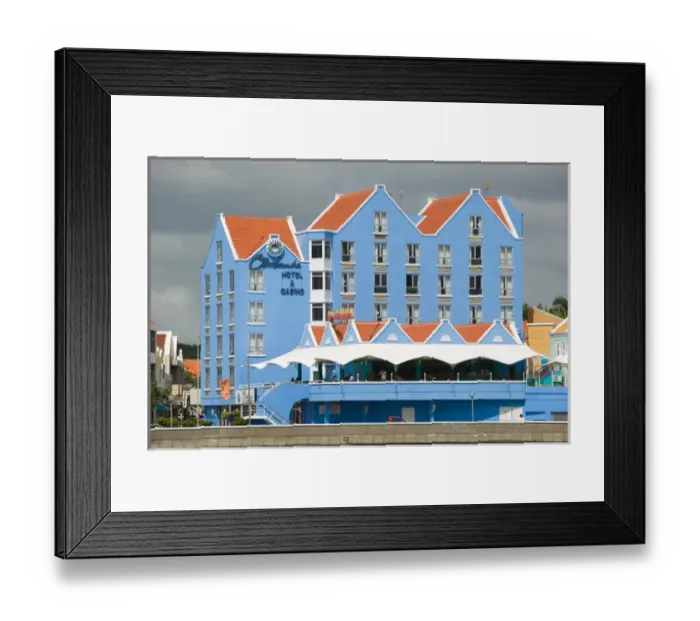 Framed Print : ABC Islands - CURACAO - Willemstad: Otrobanda Hotel & Casino Framed Print : ABC Islands - CURACAO - Willemstad: Otrobanda Hotel & Casino