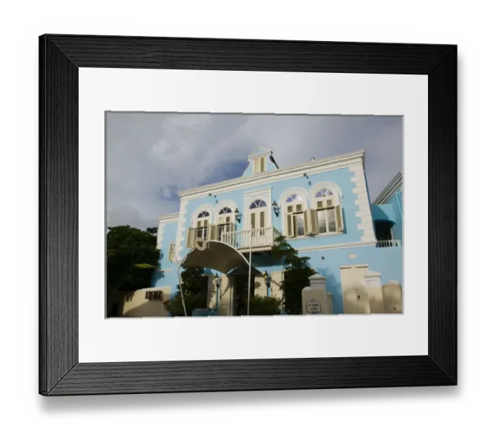 Framed Print : ABC Islands - CURACAO - Willemstad: Otrobanda - Kura Hulanda Complex - Colonial