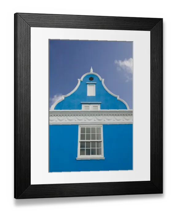 Framed Print : ABC Islands - CURACAO - Willemstad: Scharloo - Port Building Detail Framed Print : ABC Islands - CURACAO - Willemstad: Scharloo - Port Building Detail