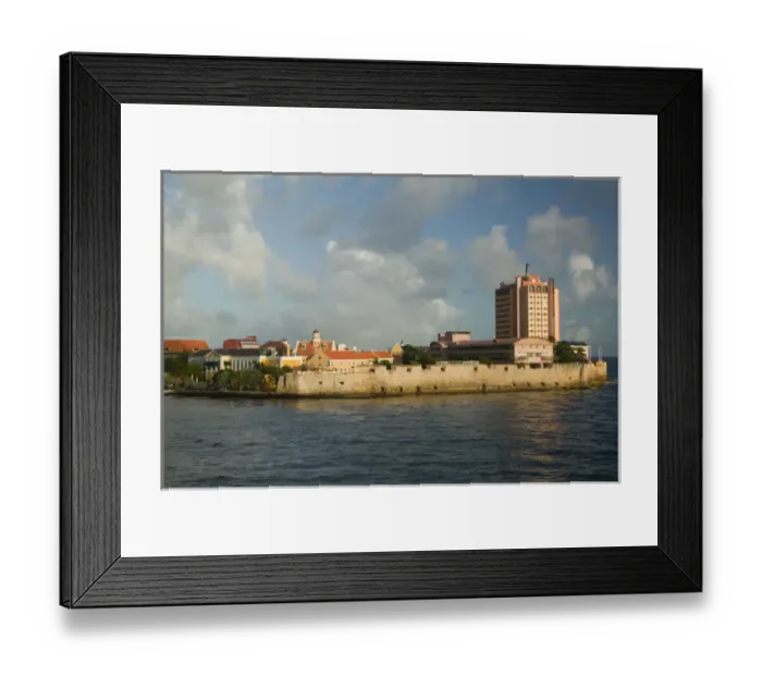 Framed Print : ABC Islands - CURACAO - Willemstad: Punda - Waterfront & Plaza Hotel Curacao Framed Print : ABC Islands - CURACAO - Willemstad: Punda - Waterfront & Plaza Hotel Curacao