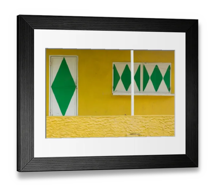 Framed Print : ABC Islands - CURACAO - Klein St Michiel: Village Cottage Detail Framed Print : ABC Islands - CURACAO - Klein St Michiel: Village Cottage Detail