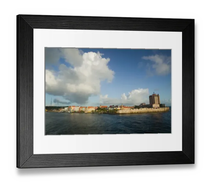 Framed Print : ABC Islands - CURACAO - Willemstad: Punda - Waterfront & Plaza Hotel Curacao Framed Print : ABC Islands - CURACAO - Willemstad: Punda - Waterfront & Plaza Hotel Curacao