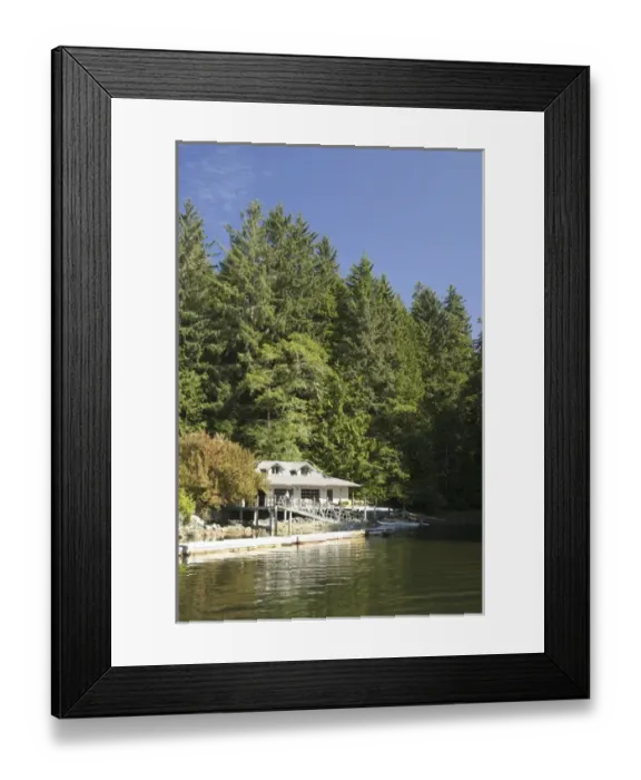 Framed Print : Day Lodge of Sechart Whaling Station, Sechart, British Columbia, Canada, September 2006 Framed Print : Day Lodge of Sechart Whaling Station, Sechart, British Columbia, Canada, September 2006