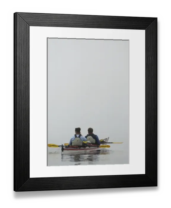 Framed Print : Kayaking Through the Morning Fog to Benson Island, Broken Island Group, Pacific Rim Framed Print : Kayaking Through the Morning Fog to Benson Island, Broken Island Group, Pacific Rim