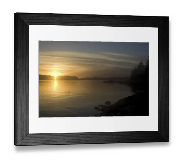 Framed Print : Sunset from Keith Island, Broken Island Group, Pacific Rim National Park Preserve Framed Print : Sunset from Keith Island, Broken Island Group, Pacific Rim National Park Preserve