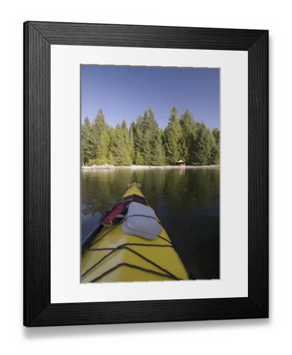 Framed Print : Paddling Home to Keith Island, Broken Island Group, Pacific Rim National Park Preserve Framed Print : Paddling Home to Keith Island, Broken Island Group, Pacific Rim National Park Preserve