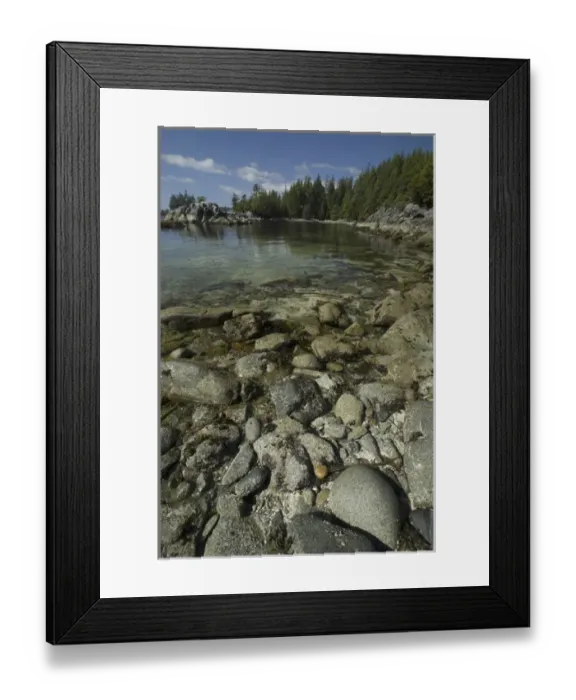 Framed Print : Dicebox Island, Broken Island Group, Pacific Rim National Park Preserve, British Columbia