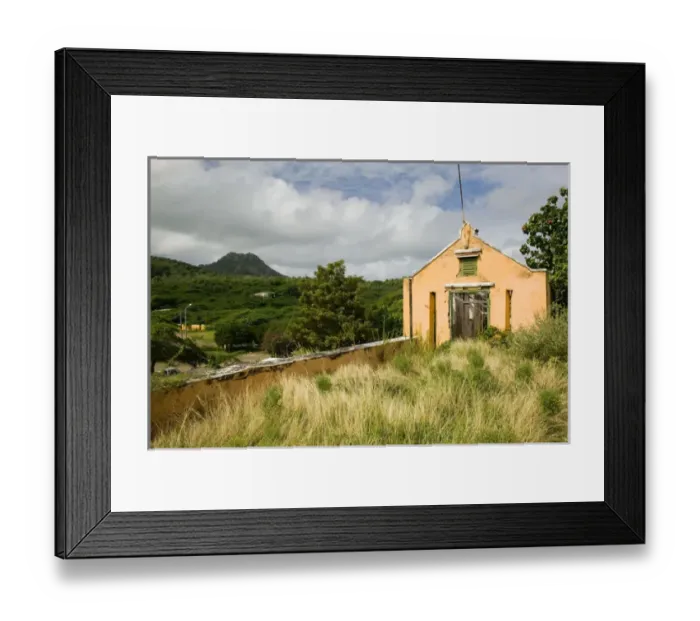 Framed Print : ABC Islands - CURACAO - Northern Curacao: Christoffel National Park - Ruins of Landhuis Framed Print : ABC Islands - CURACAO - Northern Curacao: Christoffel National Park - Ruins of Landhuis