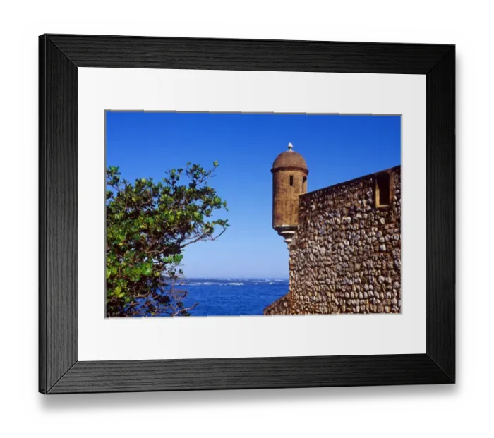 Framed Print : Caribbean, Dominican Republic, Peninsula Bahia de Puerto Plata, San Felipe Fort Framed Print : Caribbean, Dominican Republic, Peninsula Bahia de Puerto Plata, San Felipe Fort