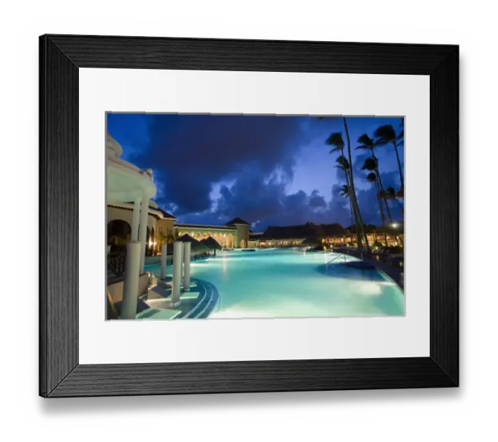 Framed Print : Resort Hotel Zone at Punta Cana Framed Print : Resort Hotel Zone at Punta Cana
