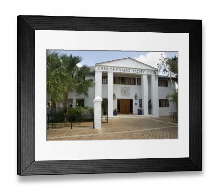 Framed Print : 01. Casa de Campo, club, Dominican Republic