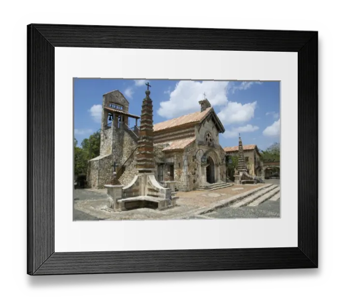 Framed Print : Dominican Republic, Chavon, Casa de Campo, Altos de Chavon