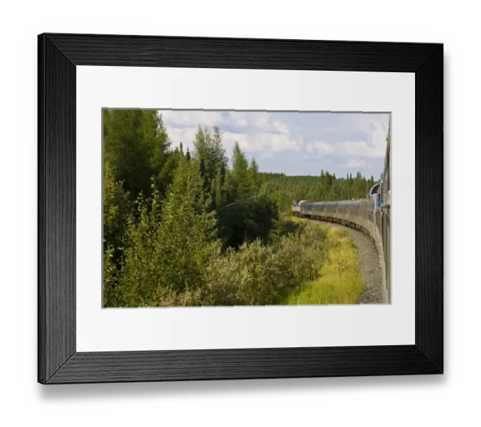 Framed Print : Churchill, Manitoba. Train to Churchill from Winnipeg Framed Print : Churchill, Manitoba. Train to Churchill from Winnipeg