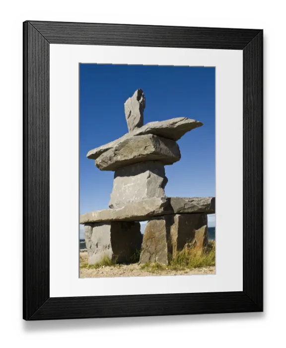Framed Print : Churchill, Manitoba. Inukshuk Framed Print : Churchill, Manitoba. Inukshuk
