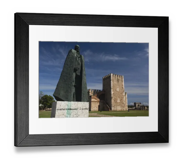 Framed Print : Dominican Republic, Santo Domingo, Zona Colonial, Fortaleza Ozama, oldest colonial