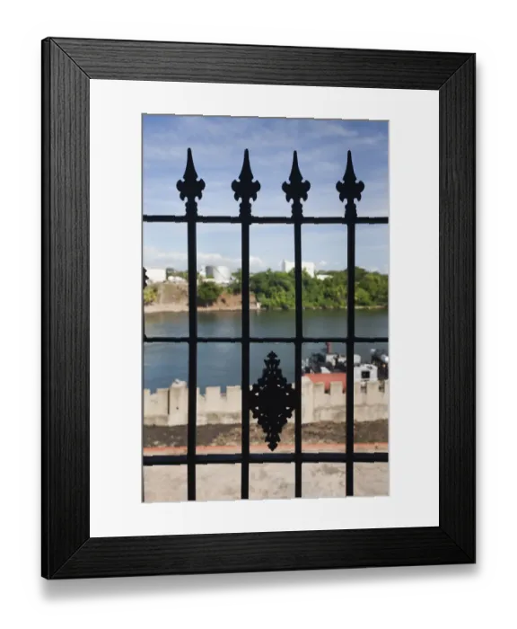 Framed Print : Dominican Republic, Santo Domingo, Zona Colonial, Fortaleza Ozama, oldest colonial Framed Print : Dominican Republic, Santo Domingo, Zona Colonial, Fortaleza Ozama, oldest colonial