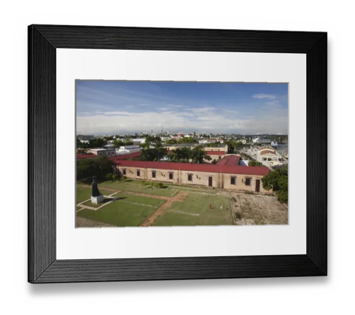 Framed Print : Dominican Republic, Santo Domingo, Zona Colonial, Fortaleza Ozama, oldest colonial Framed Print : Dominican Republic, Santo Domingo, Zona Colonial, Fortaleza Ozama, oldest colonial