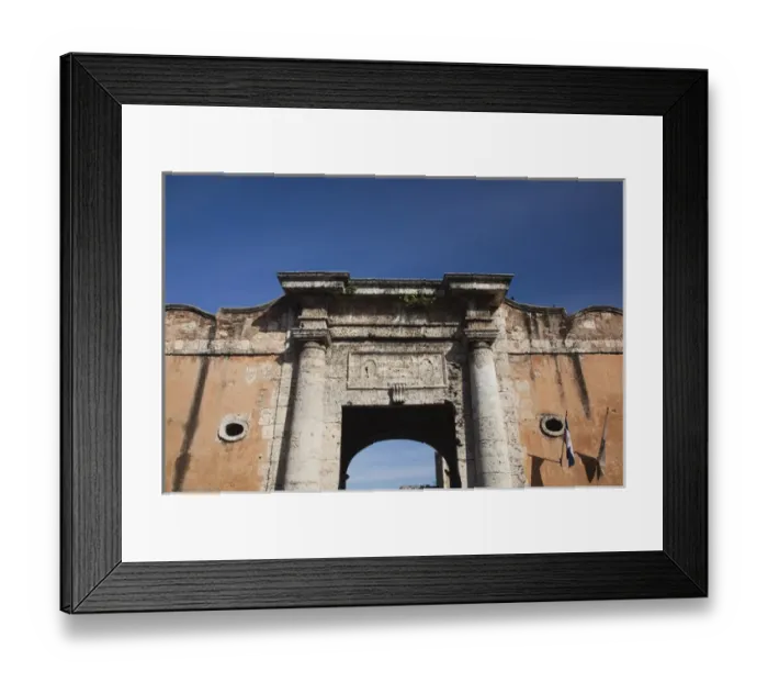 Framed Print : Dominican Republic, Santo Domingo, Zona Colonial, Fortaleza Ozama, oldest colonial