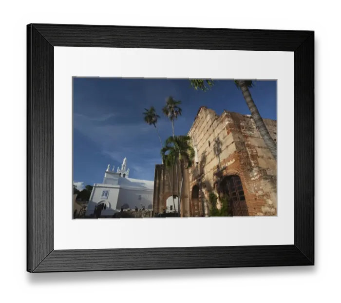 Framed Print : Dominican Republic, Santo Domingo, Zona Colonial, ruins of San Nicholas de Bari Hospital Framed Print : Dominican Republic, Santo Domingo, Zona Colonial, ruins of San Nicholas de Bari Hospital