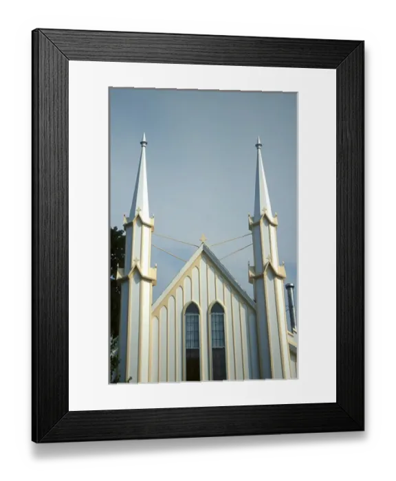 Framed Print : North America, Canada, New Brunswick, St Andrews. United Baptist Church, built in