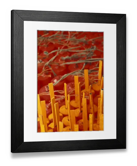 Framed Print : NA, Canada, New Brunswick, Grand Manan Island, Seal Cove Lobster buoys Framed Print : NA, Canada, New Brunswick, Grand Manan Island, Seal Cove Lobster buoys