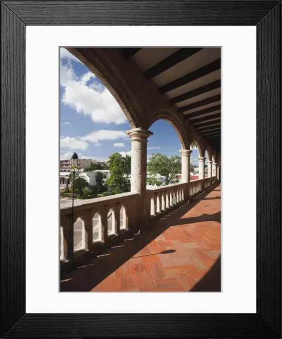 Framed Print : Dominican Republic, Santo Domingo, Zona Colonial, Plaza Espana, Museo Alcazar de Colon Framed Print : Dominican Republic, Santo Domingo, Zona Colonial, Plaza Espana, Museo Alcazar de Colon