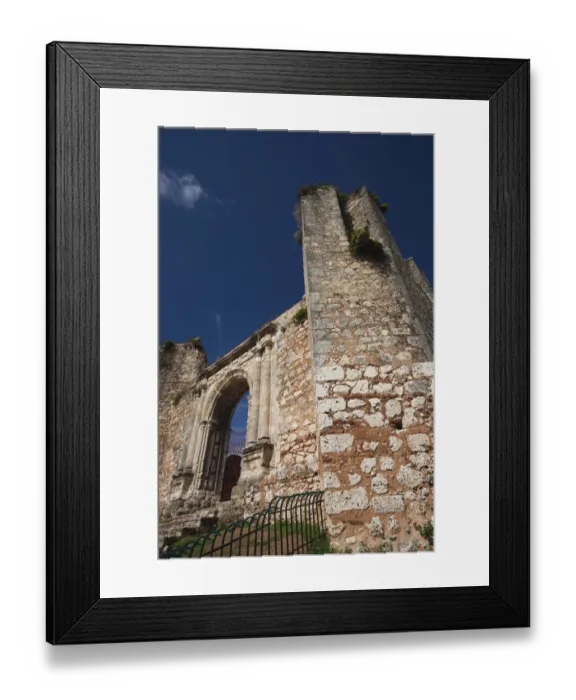 Framed Print : Dominican Republic, Santo Domingo, Zona Colonial, ruins of Monasterio de San Francisco Framed Print : Dominican Republic, Santo Domingo, Zona Colonial, ruins of Monasterio de San Francisco