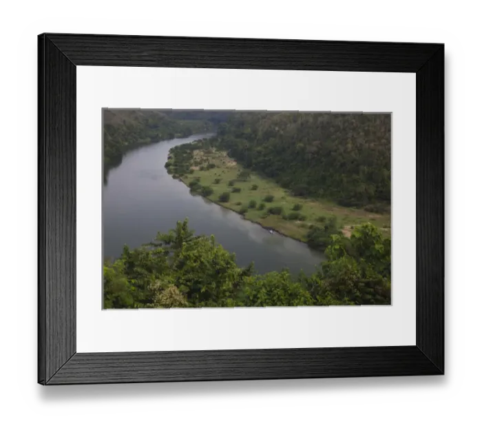 Framed Print : Dominican Republic, La Romana, Altos de Chavon, high angle view of the Rio Chavon river Framed Print : Dominican Republic, La Romana, Altos de Chavon, high angle view of the Rio Chavon river