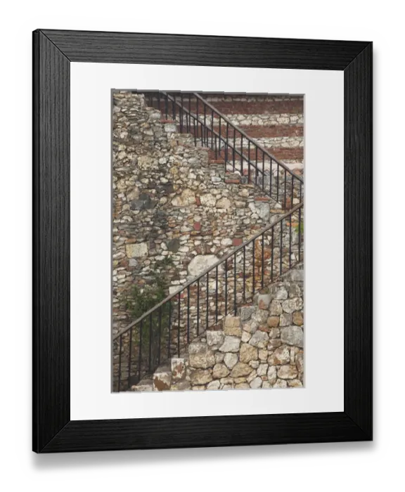 Framed Print : Dominican Republic, La Romana, Altos de Chavon, village detail