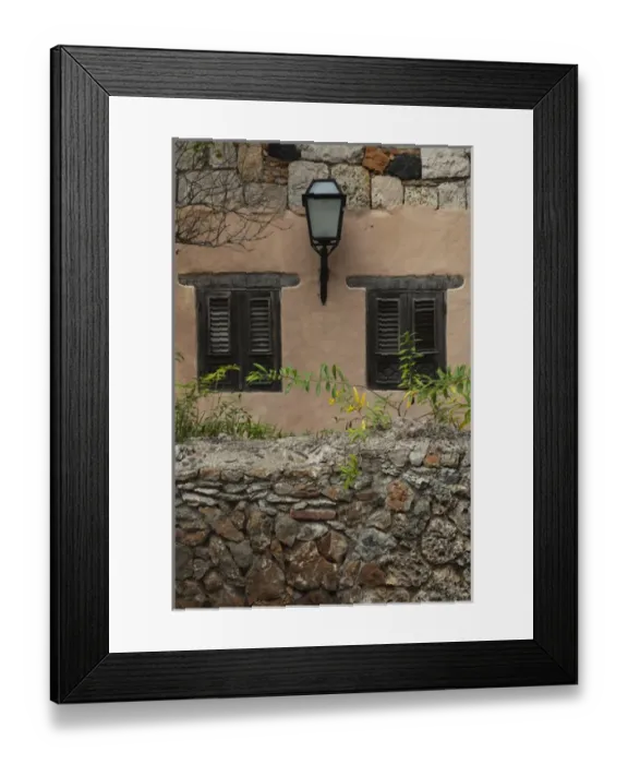 Framed Print : Dominican Republic, La Romana, Altos de Chavon, village detail Framed Print : Dominican Republic, La Romana, Altos de Chavon, village detail