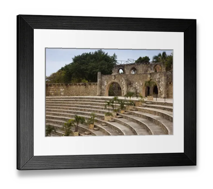 Framed Print : Dominican Republic, La Romana, Altos de Chavon, amphitheater, where the inaugural Framed Print : Dominican Republic, La Romana, Altos de Chavon, amphitheater, where the inaugural