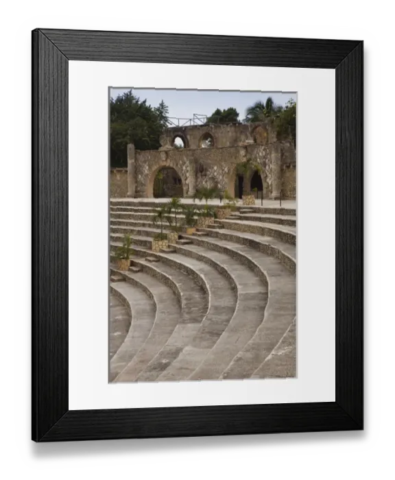 Framed Print : Dominican Republic, La Romana, Altos de Chavon, amphitheater, where the inaugural Framed Print : Dominican Republic, La Romana, Altos de Chavon, amphitheater, where the inaugural