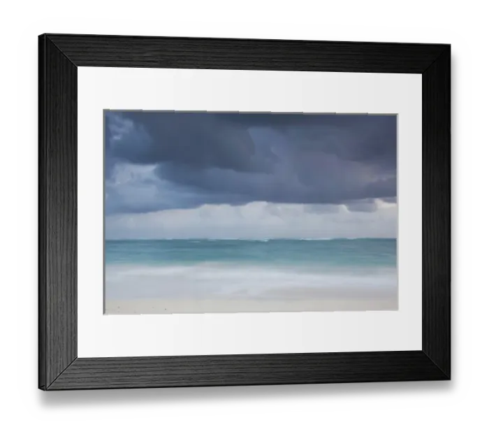 Framed Print : Dominican Republic, Punta Cana Region, Bavaro, Bavaro beach, dawn