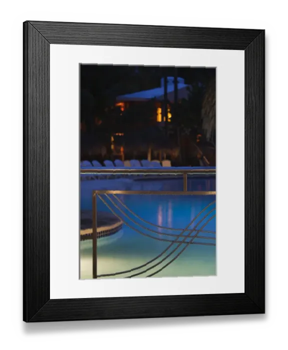 Framed Print : Dominican Republic, Punta Cana Region, Bavaro, Iberostar Bavaro Hotel, swimming pool view