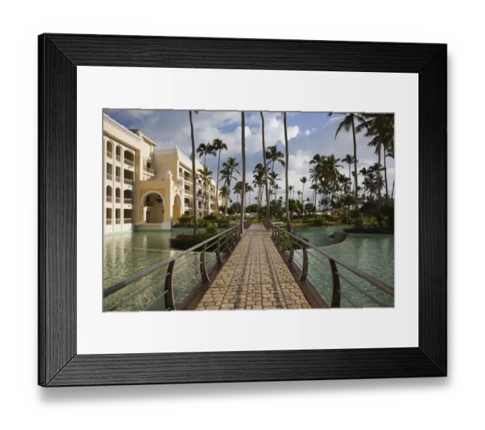Framed Print : Dominican Republic, Punta Cana Region, Bavaro, Iberostar Grand Hotel, exterior view Framed Print : Dominican Republic, Punta Cana Region, Bavaro, Iberostar Grand Hotel, exterior view