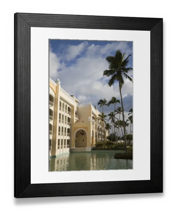Framed Print : Dominican Republic, Punta Cana Region, Bavaro, Iberostar Grand Hotel, exterior view Framed Print : Dominican Republic, Punta Cana Region, Bavaro, Iberostar Grand Hotel, exterior view