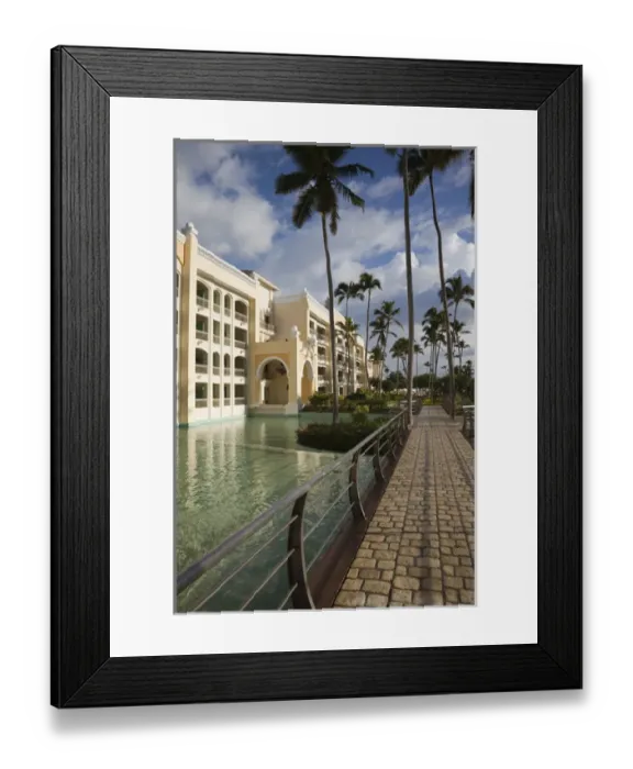 Framed Print : Dominican Republic, Punta Cana Region, Bavaro, Iberostar Grand Hotel, exterior view Framed Print : Dominican Republic, Punta Cana Region, Bavaro, Iberostar Grand Hotel, exterior view