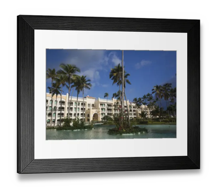 Framed Print : Dominican Republic, Punta Cana Region, Bavaro, Iberostar Grand Hotel, exterior view Framed Print : Dominican Republic, Punta Cana Region, Bavaro, Iberostar Grand Hotel, exterior view
