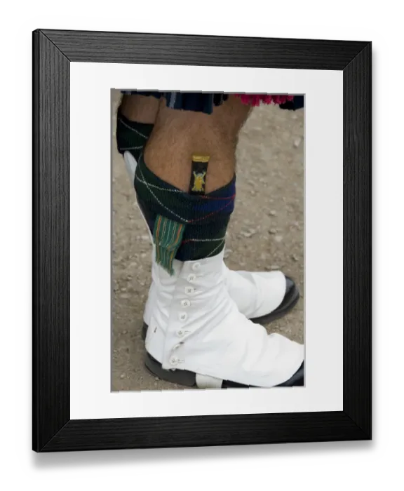 Framed Print : Canada, Nova Scotia, Halifax. Citadel, National Historic Site. Detail of Scottish uniform