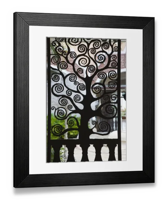 Framed Print : Dominican Republic, Punta Cana Region, Bavaro, beach hotel gate Framed Print : Dominican Republic, Punta Cana Region, Bavaro, beach hotel gate