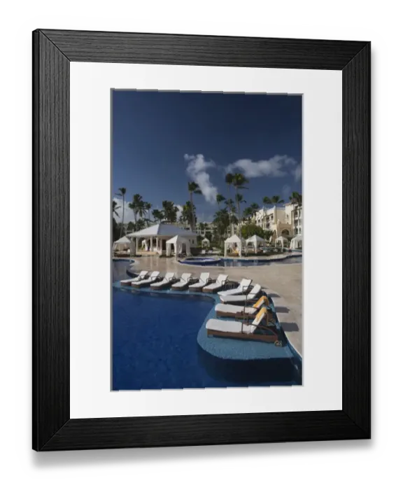 Framed Print : Dominican Republic, Punta Cana Region, Bavaro, Iberostar Grand Hotel, exterior view Framed Print : Dominican Republic, Punta Cana Region, Bavaro, Iberostar Grand Hotel, exterior view