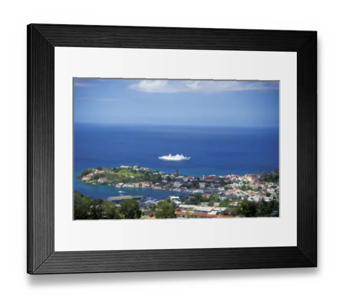 Framed Print : Caribbean, Grenada. Harbor view Framed Print : Caribbean, Grenada. Harbor view