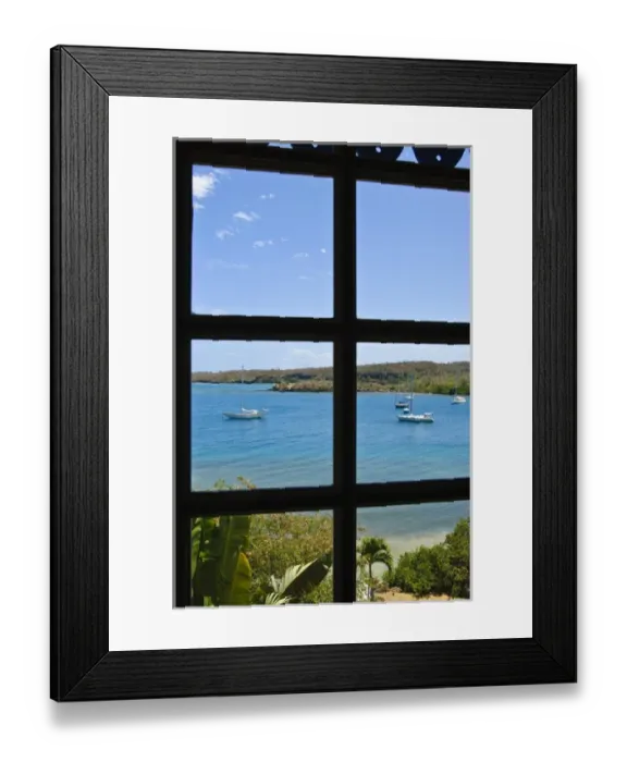 Framed Print : Grenada. Bel Air Plantation Villa Resort, Grenada