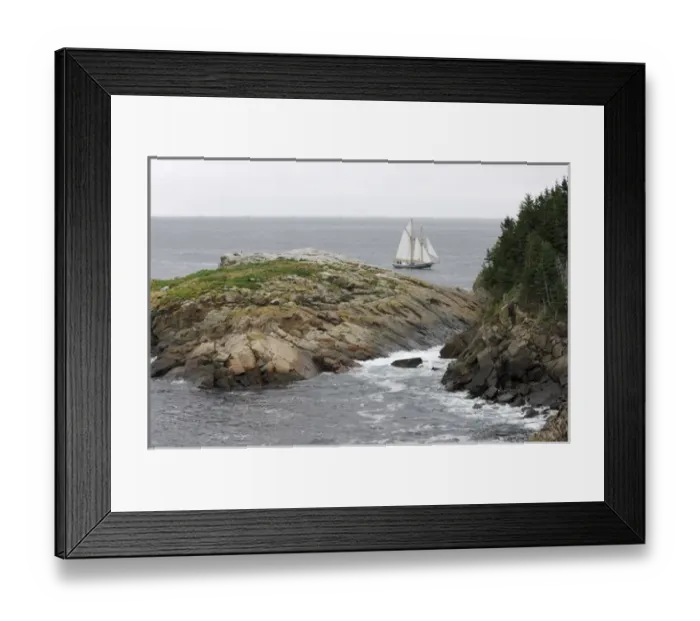 Framed Print : Whale Watching Tours on a Tall Ship, Middle Head, Cape Breton Highlands National Park Framed Print : Whale Watching Tours on a Tall Ship, Middle Head, Cape Breton Highlands National Park