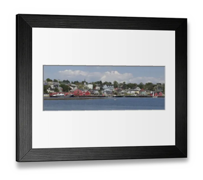 Framed Print : Lunenburg Waterfront, Nova Scotia, Canada Framed Print : Lunenburg Waterfront, Nova Scotia, Canada