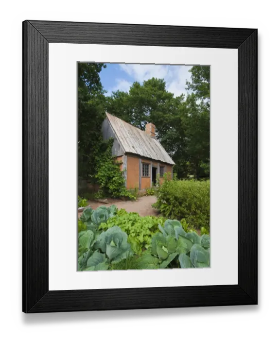Framed Print : Nova Scotia, Canada. Annapolis Royal Historic Gardens